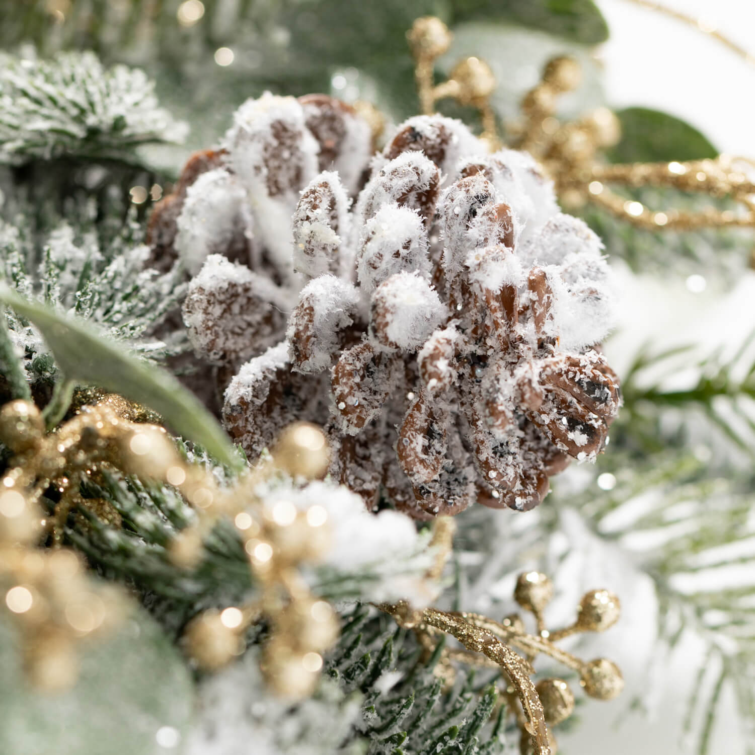 Frosted Pine Cone Tree
